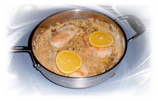 Citrus Chicken with Rice